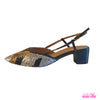 BLACK VIVID SLINGBACK
