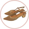 SHEER GOLDEN SLINGBACK