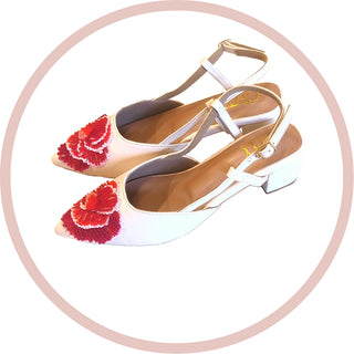 IVORY ROSE SLINGBACK