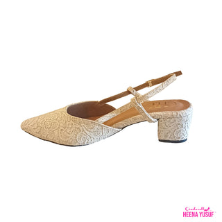 SAZ IVORY SLINGBACK