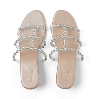 SUGAR BEIGE BLOCK HEEL 2"
