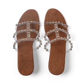 SUGAR BROWN BLOCK HEELS 2"