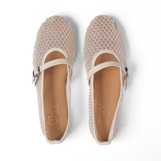 LURE MARY JANE BALLET IVORY