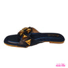 BLACK ZURI FLAT