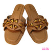 BEIGE ZURI FLAT