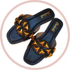BLACK ZURI FLAT
