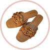 BEIGE ZURI FLAT