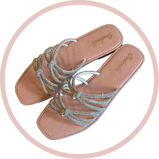 BLUSH PINK LUST DOUBLE KNOT FLAT