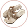 CHAMPAGNE KOLHAPURI 5'' WEDGES
