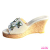LIGHT-GOLD BUZZ HEEL