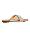 Lustre Tan Cross Belt