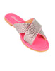 Lustre Pink Cross Belt