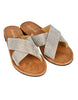 Lustre Tan Cross Belt
